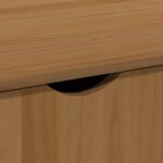vidaXL Cabinet roulant avec roue Marron miel 100 x 39 x 65 5 cm