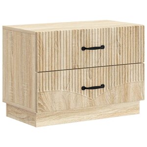 vidaXL Cabinet de chevet Chêne Sonoma 62 x 34 5 x 44 5 cm