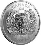 Pièce de monnaie en Argent 50 Dollars g 68 Millésime 2026 HERALDIC LION