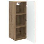 vidaXL Armoire Murale 33 x 34 5 x 94 cm Bois d'ingénierie