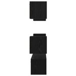 vidaXL Ensemble meuble TV 6 Pièces Chêne noir Moyen 120 x 30 x 30 cm