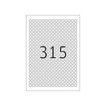 Étiquettes superprint, diamètre 10 mm, détachables, 25 feuilles a4 herma