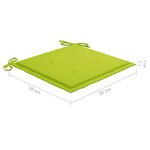 vidaXL Chaises de jardin et coussins lot de 8 Bois acacia solide Gris