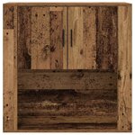 vidaXL Meuble mural Bois Ancien 80 x 33 x 80 cm Bois d'ingénierie
