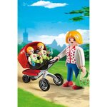 Playmobil 5573 - city life - maman avec jumeaux et landau