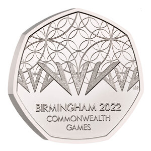 Royaume-Uni Jeux du Commonwealth - Birmingham 2022 - 50 Pences 2022 BU