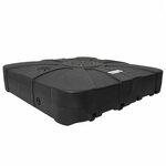 vidaXL Ensemble de base de parasol cantilever 2 Pièces Noir