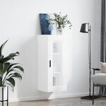 vidaXL Armoire murale blanc 34 5x34x90 cm