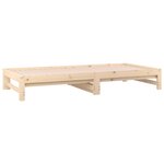 vidaXL Lit coulissant sans matelas 2x(90x200) cm