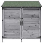 vidaXL Abri de jardin Gris 106 5 x 56 x 113 5 cm Bois d'ingénierie