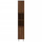vidaXL Armoire de bain chêne marron 30x30x190 cm bois d'ingénierie