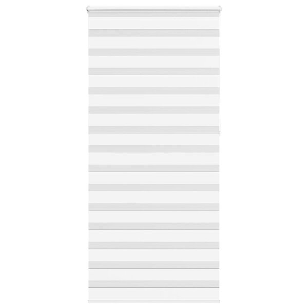 vidaXL Store zèbre blanc 115x230 cm largeur du tissu 110 9cm polyester