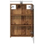 vidaXL Armoire Miroir de Salle de Bain Bois ancien 40 x 10 5 x 60 5 cm