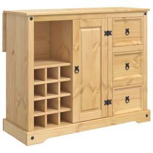 VidaXL Rangement de cuisine Cire de Miel 112 x 70 x 91 5 cm Pin massif