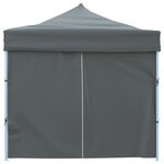 vidaXL Tente de réception pliable avec 8 parois 870x291x315 cm Anthracite