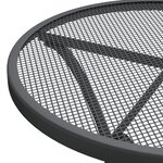 vidaXL Ensemble à manger de jardin 3 Pièces Maille Métal Anthracite