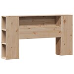 vidaXL Lit bibliothèque sans matelas 120x190 cm bois de pin massif