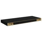 vidaXL Étagère murale flottante Noir 60x23 5x3 8 cm MDF