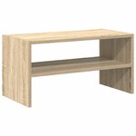 vidaXL Étagère à chaussures empilable chêne sonoma 60x30x30 5 cm