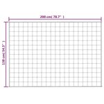 vidaXL Couverture lestée Crème clair 138x200 cm 6 kg Tissu