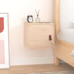 vidaXL Armoire murale 31 5x30x30 cm Bois de pin massif
