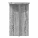 vidaXL Support de Plante 2 Pièces Sonoma gris Ø40 x 60 cm