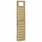 vidaXL Écran d'intimité extérieur Marron 120 x 180 cm Pin imprégné