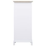 vidaXL Armoire latérale 38x28x86 cm Bois de Paulownia