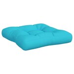 vidaXL Coussins de palette lot de 3 turquoise tissu Oxford