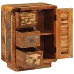 vidaXL Buffet avec 3 tiroirs 55x30x70 cm bois de récupération massif