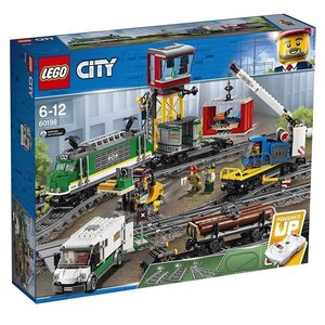 Lego city 60198 le train de marchandises télécommandé