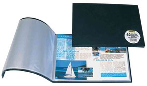 Protège-documents 'Memphis' A3 20 pochettes Noir ELBA