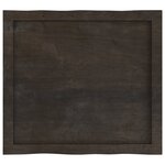 vidaXL Dessus de table bois massif traité bordure assortie
