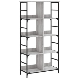 vidaXL Bibliothèque sonoma gris 78 5x33x153 cm bois d'ingénierie