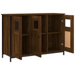 vidaXL Buffet chêne marron 100x35x70 cm bois d'ingénierie