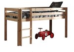 PINO  Lit Compact Pin Massif Naturel 209 x 105 x 114 cm