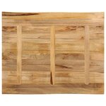 vidaXL Dessus de table bord vivant 90x80x2 5 cm bois de manguier brut