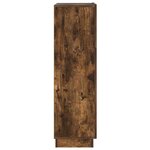 vidaXL Bureau Chêne fumé 71.5 x 31.5 x 106.5 cm Bois d'ingénierie