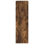 vidaXL Support de Plante 2 pièces Chêne fumé 30 x 30 x 100 cm