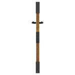 vidaXL Portail de jardin 85x75 cm acier corten conception d'herbe
