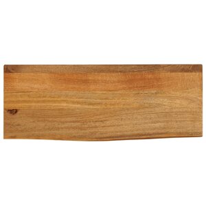 vidaXL Dessus de table à bord vivant 80x30x2 5 cm bois massif manguier