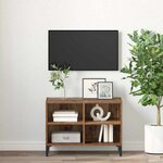 vidaXL Ensemble meuble TV Marron 69 5 x 30 x 50 cm Bois d'ingénierie
