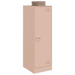 vidaXL Buffet rose 34 5x39x107 cm acier
