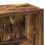 vidaXL Armoires à CD 2 Pièces Chêne fumé 21x16x93 5 cm Bois d'ingénierie