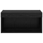vidaXL Meuble TV Chêne noir 60 x 30 x 30 cm Bois d'ingénierie
