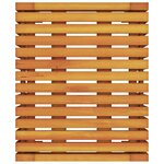 vidaXL Table d'appoint de jardin 43 x 36 x 40 cm en teck massif