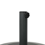 vidaXL Base de parasol extérieur Réglable Gris foncé 48 x 48 x 32 cm