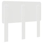 vidaXL Tête de lit Blanc Brillant 135 cm Bois d'ingénierie