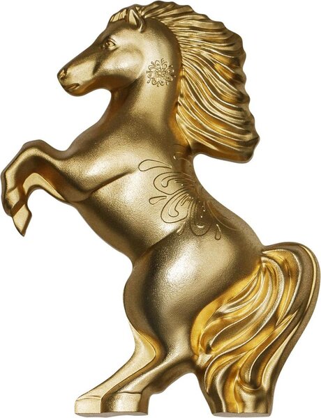 Pièce de monnaie en Argent 1000 Togrog g 31.1 (1 oz) Millésime 2026 Shaped Lunar Year WILD HORSE