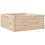 vidaXL Jardinière 110x110x46 cm bois de pin massif